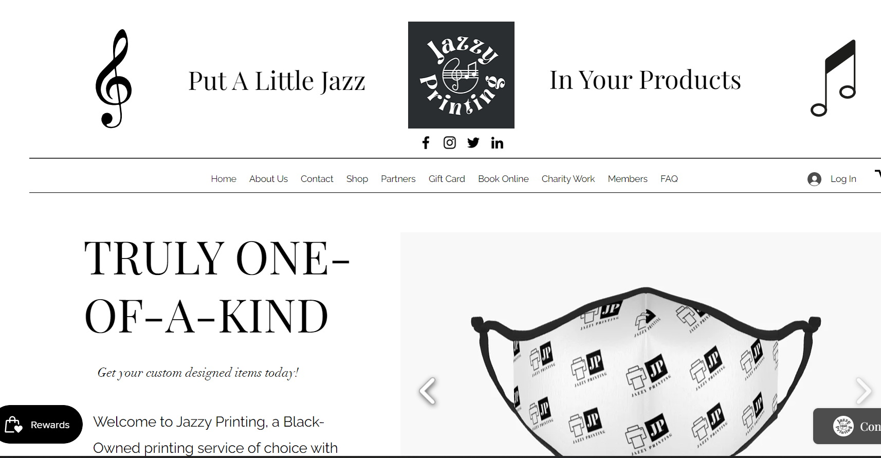 Jazzy Printing Site