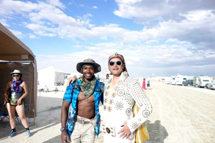 Burning Man with Elvis