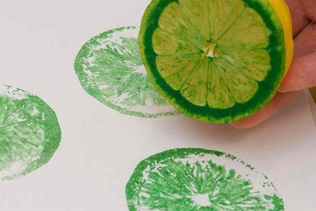 Lemon used as block