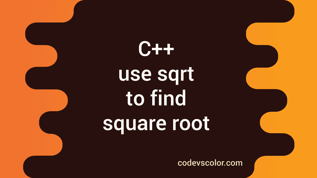 c-program-to-find-the-square-root-of-a-number-by-using-sqrt-codevscolor