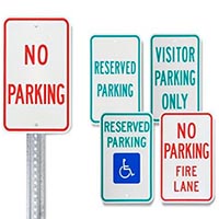 Parking Lot Signs Photo
