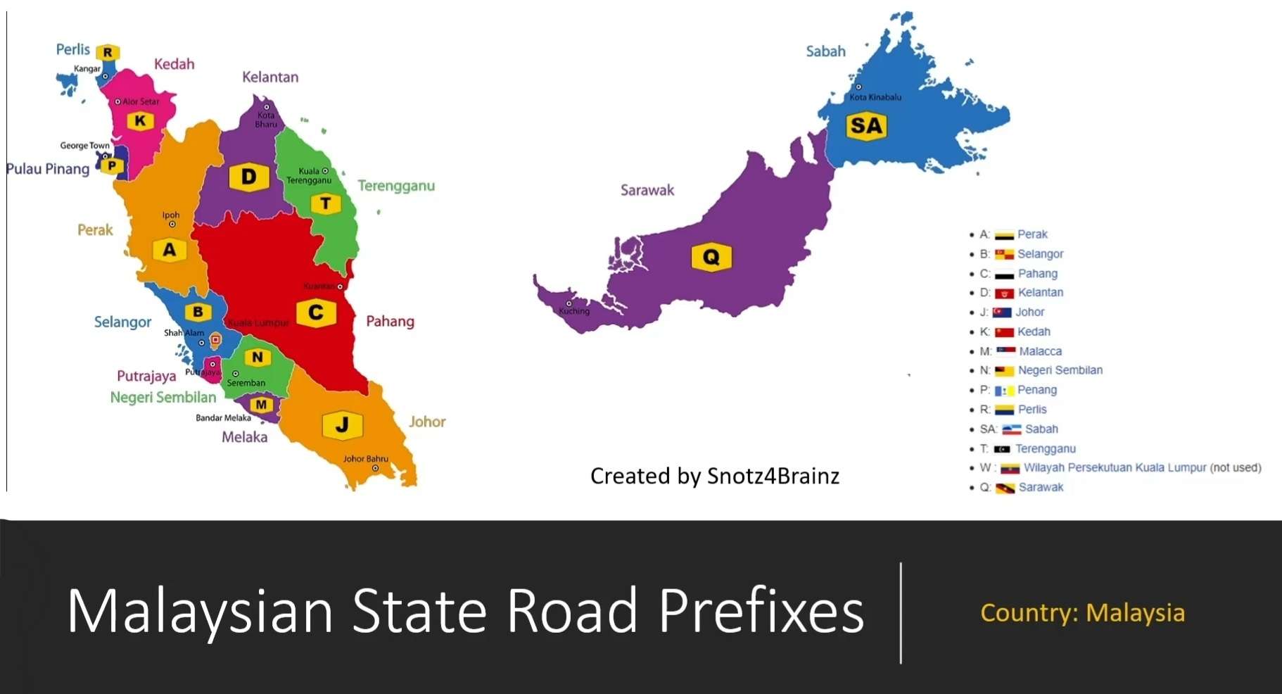 road prefix map