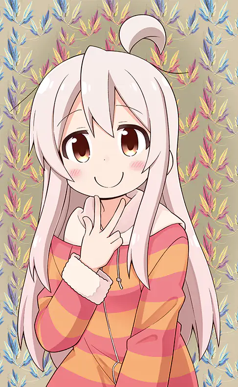 Mahiro is ready for autumn with her snug hoodie