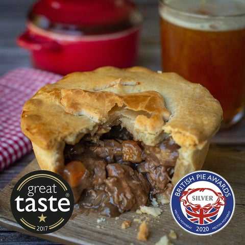 Steak and ale pie with awards