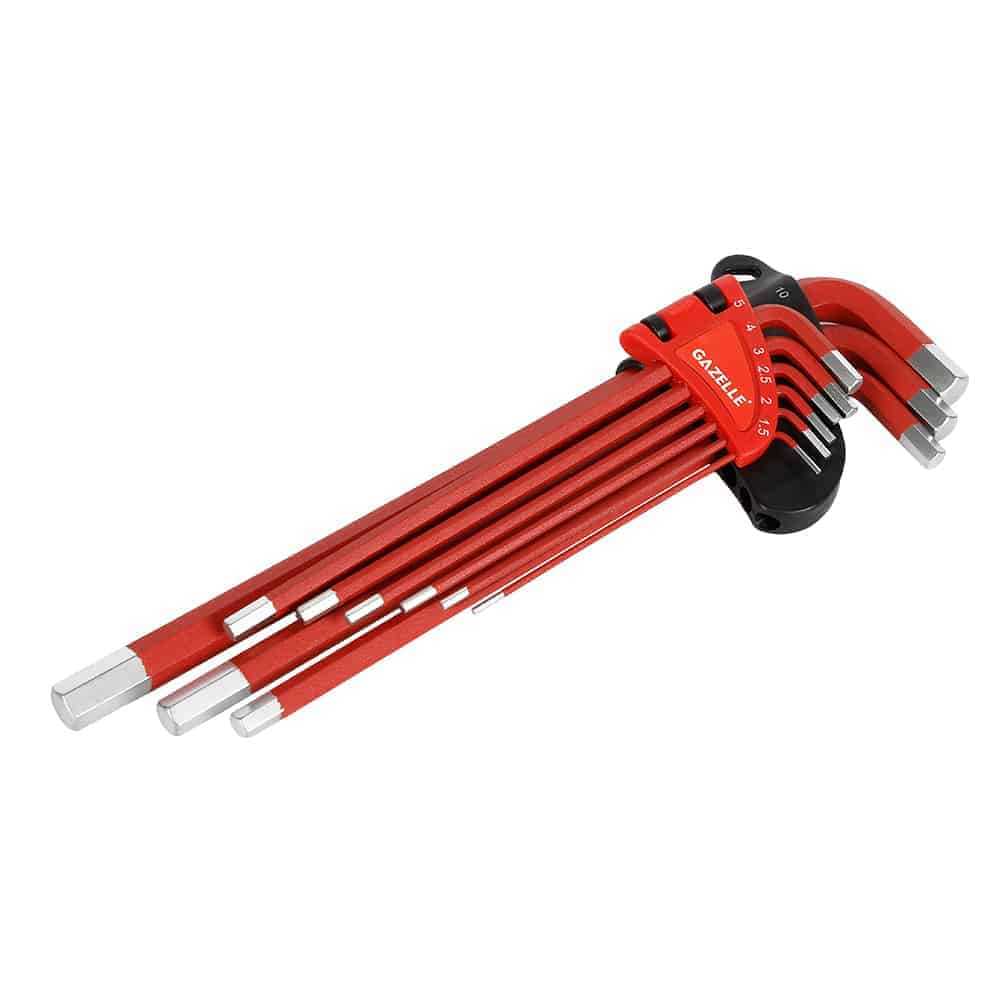 G80130 Folding Metric Hex Key Set, 8Pieces