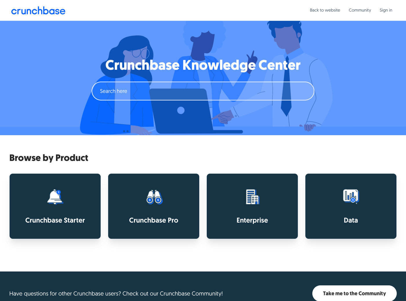 Crunchbase custom theme