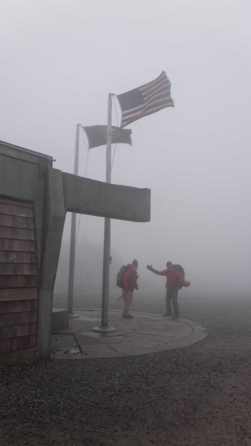 Entering Mt. Washington visitors center