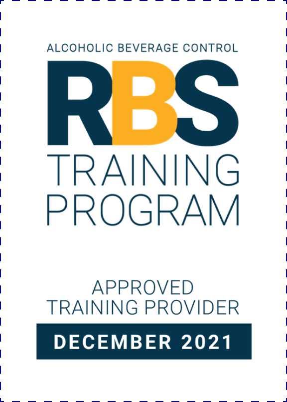 Get compliant today! RBS Certification is a state requirement starting July 1, 2022.