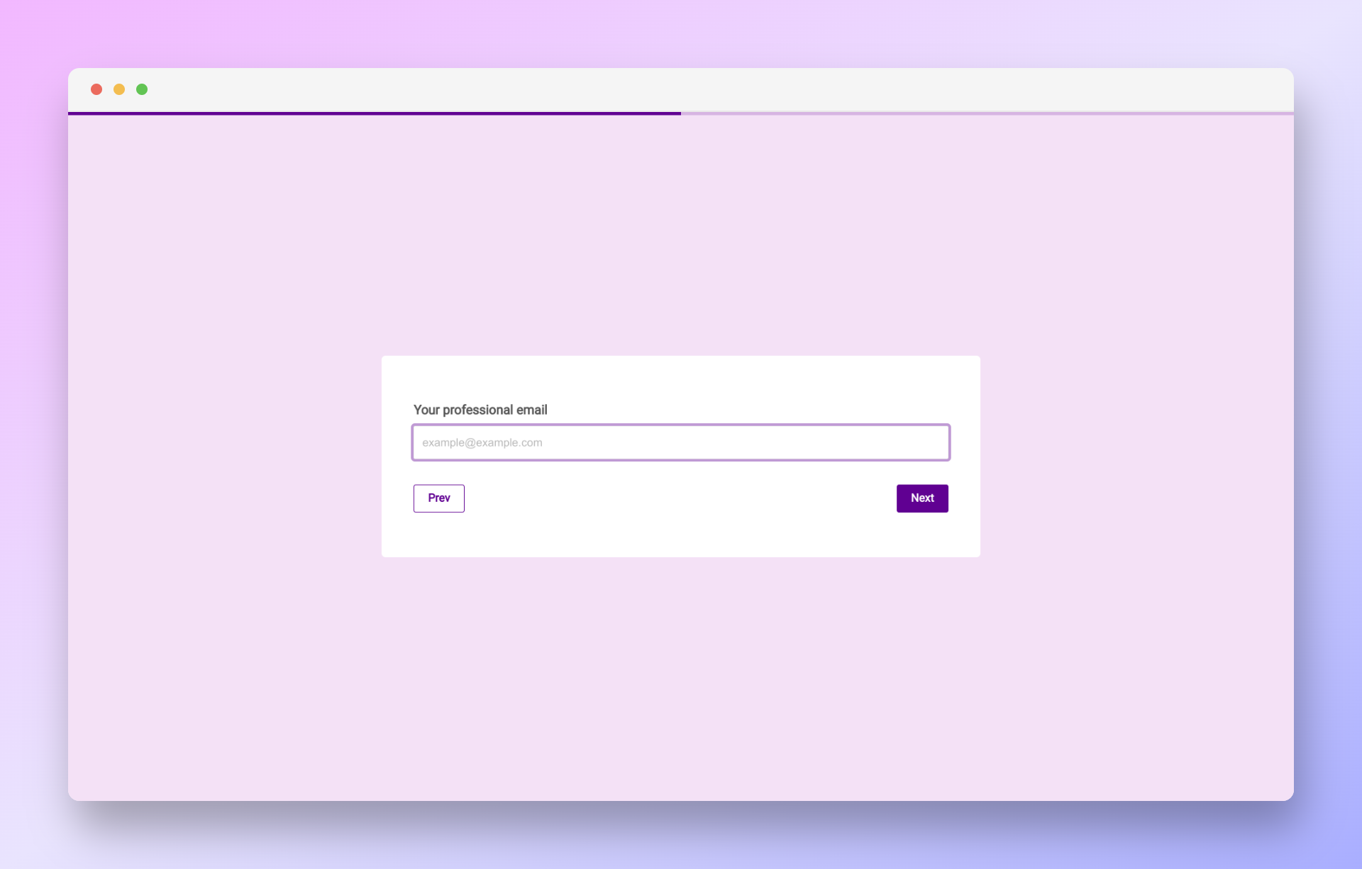 Formester multi-page form with progress bar