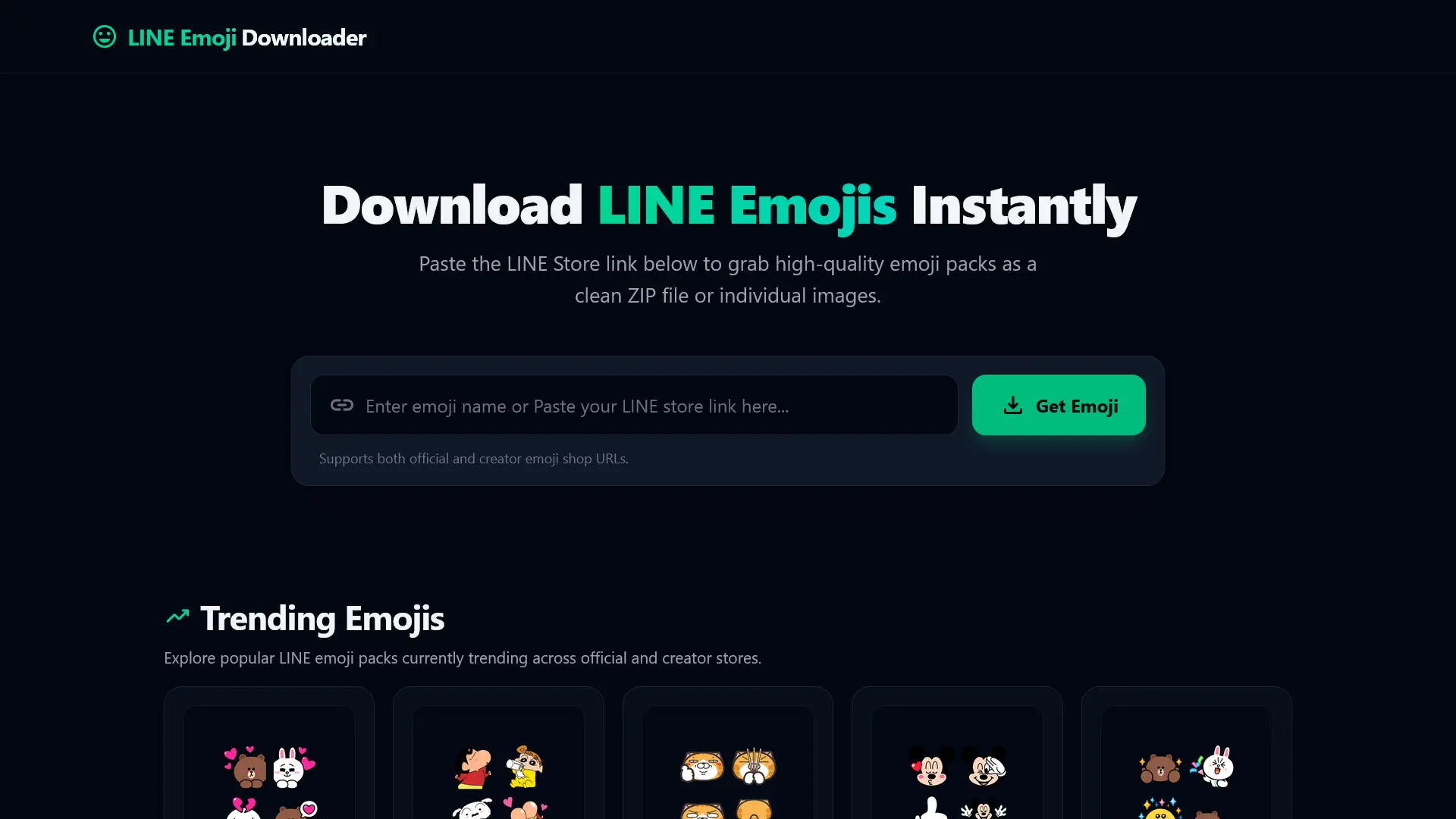 LINE Emoji Downloader