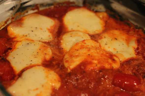 Out of the oven parm