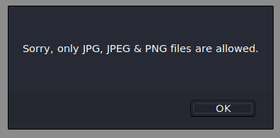 File extension error