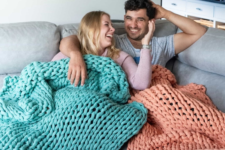 Knitted Weighted Blanket - Sommio