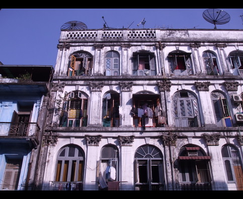 Burma Yangon Buildings 27