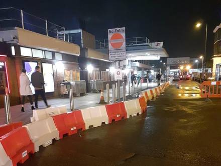 Pedestrian Barriers, Chapter 8 & Evo 55 Barriers at Railway Station