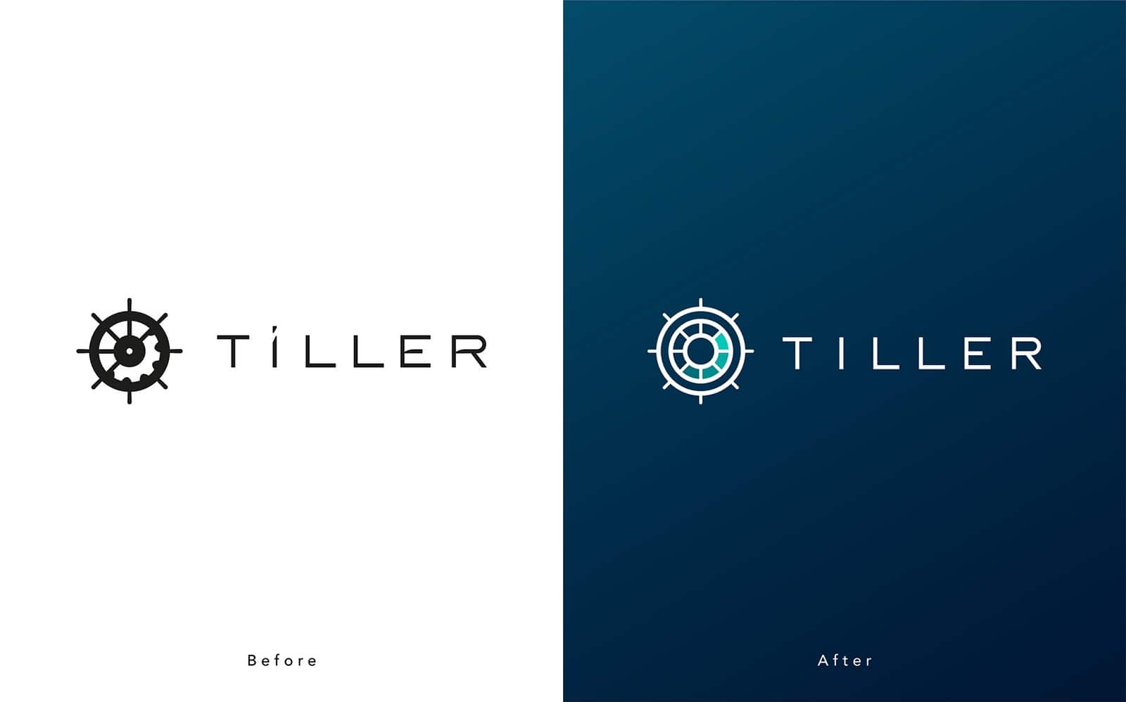 tiller's kitchen and bar logo