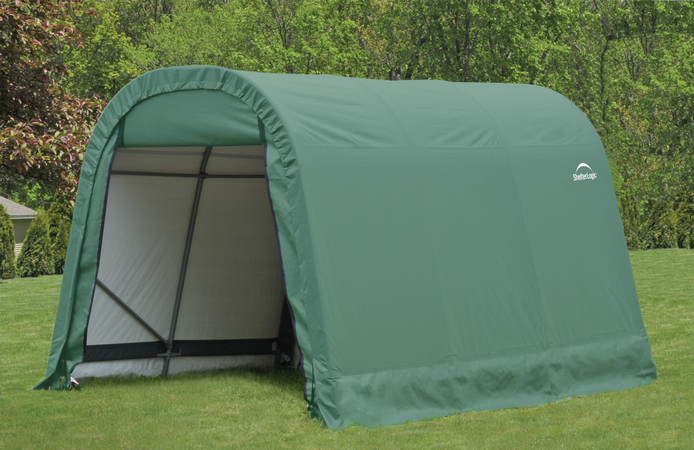 8x12x8 Round Shelter Green Colour