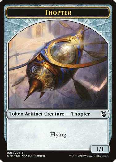 1/1 Colorless Thopter Artifact Creature Token | MTG.onl Tokens