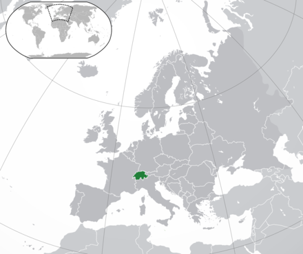 Switzerland map