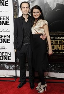  Abdalla with his wife, Cressida Trew, at a screening in New York in 2010. Photograph: Mehdi Taamallah/ABACA USA/Empics Entertainment
