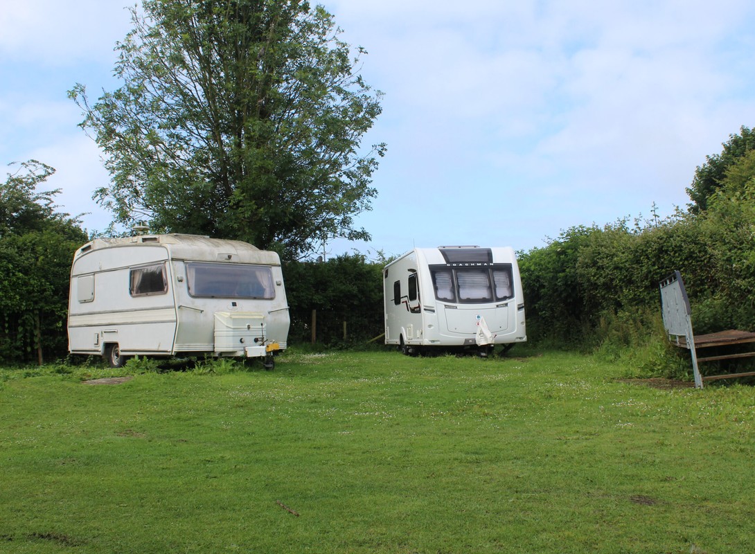 camper vans on traveller site