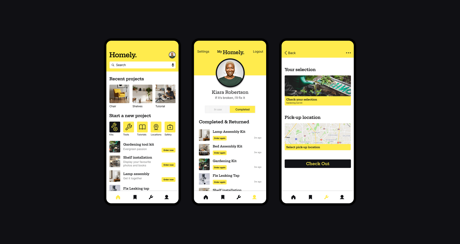 Homelye app presentation
