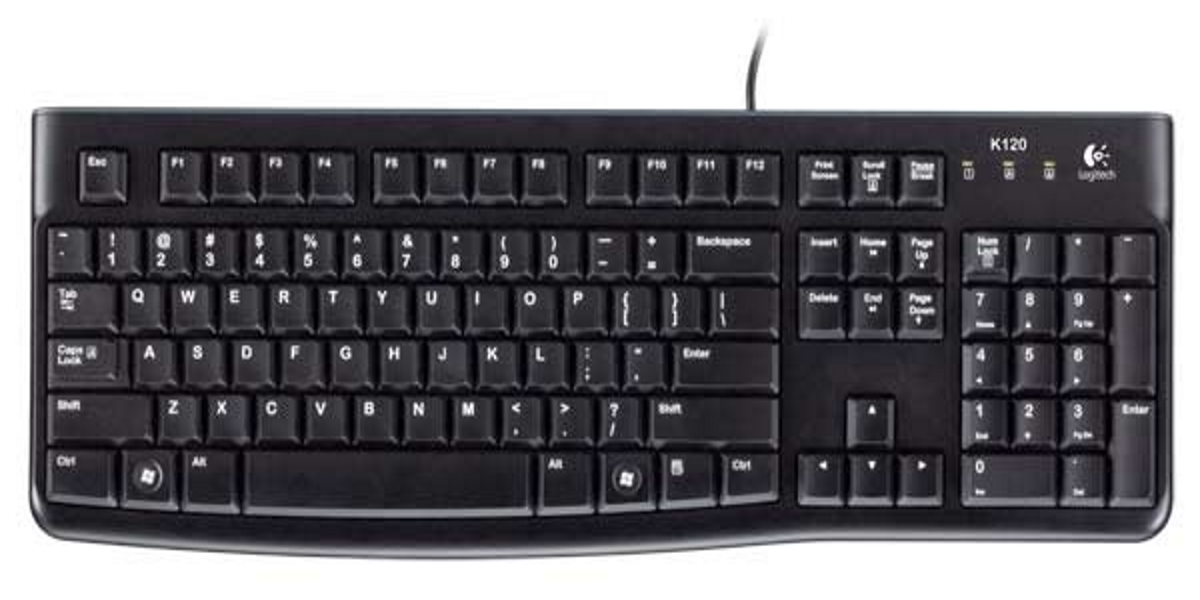 <h4>Logitech Keyboard K-120</h4>