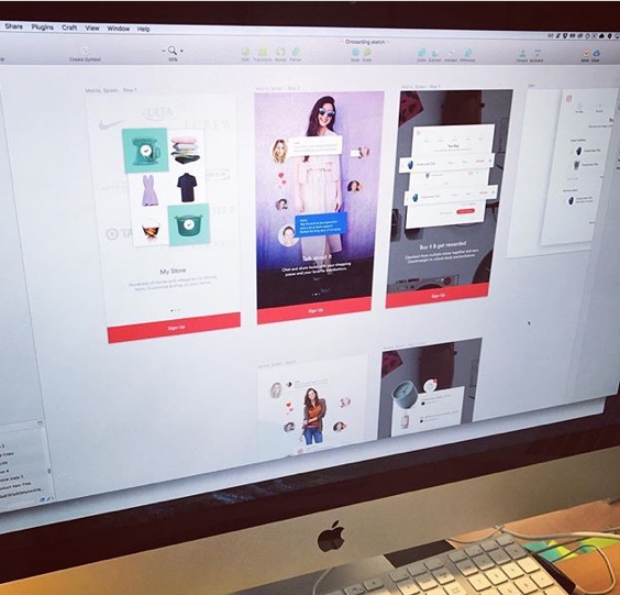 UX Design on Sketch