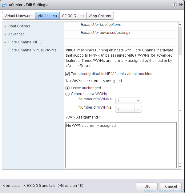 passthrough a phisical hdd to a vm esxi 6.5