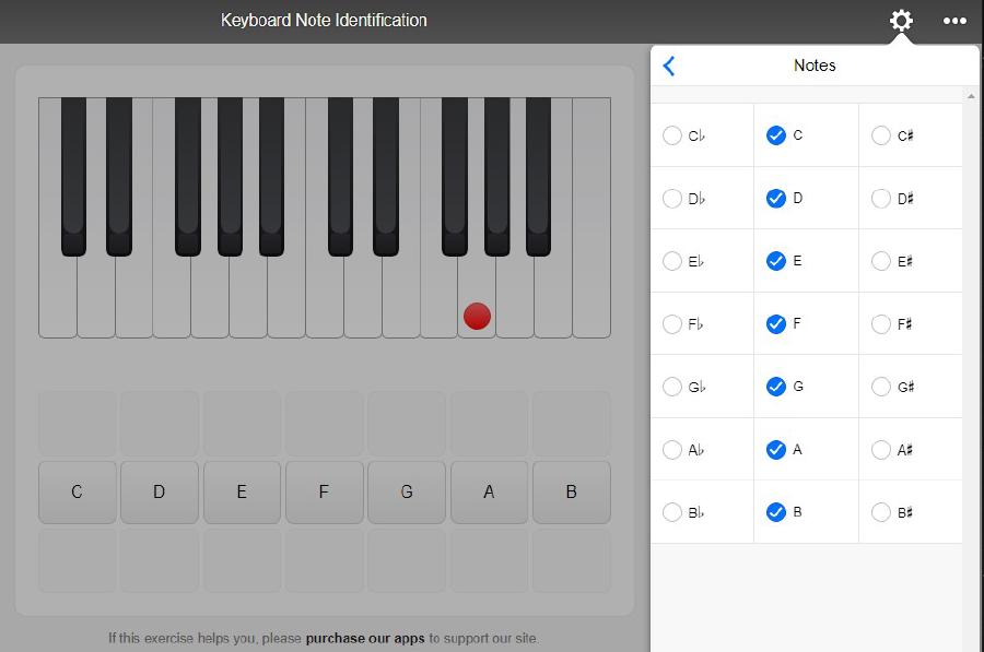 Interactive tools, like MusicTheory.net&rsquo;s tool for identifying notes on the keyboard, allow you to customize an assessment to each learner&rsquo;s experience level.