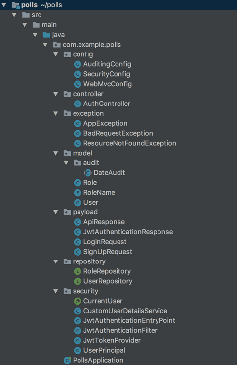 Spring Boot + Spring Security + JWT + MySQL + React Full Stack Polling ...