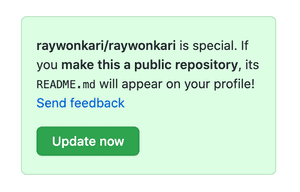 Creating Github Profile Readme Raywon Talks Creating Github Profile Readme Raywon Talks