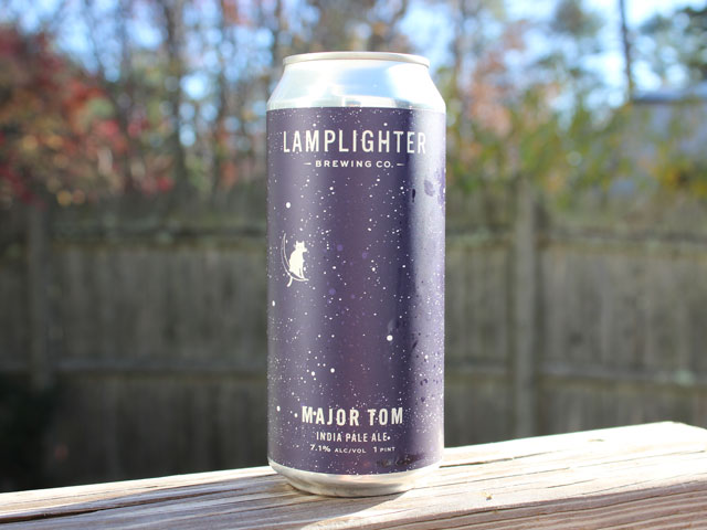 Major Tom, a India Pale Ale brewed by Lamplighter Brewing Company