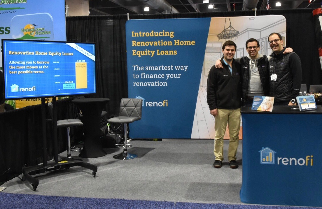 The RenoFi Booth at the Philly Home Show
