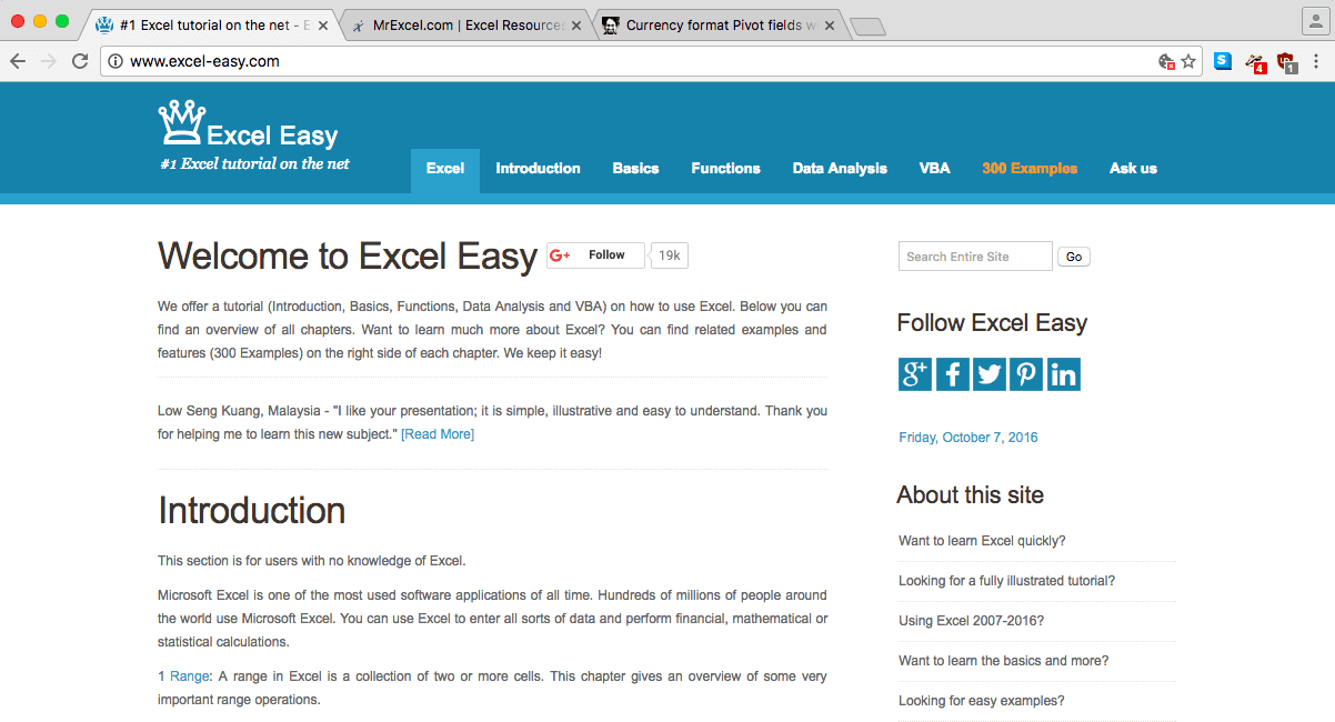 Excel: The Best Blogs to Learn New Things