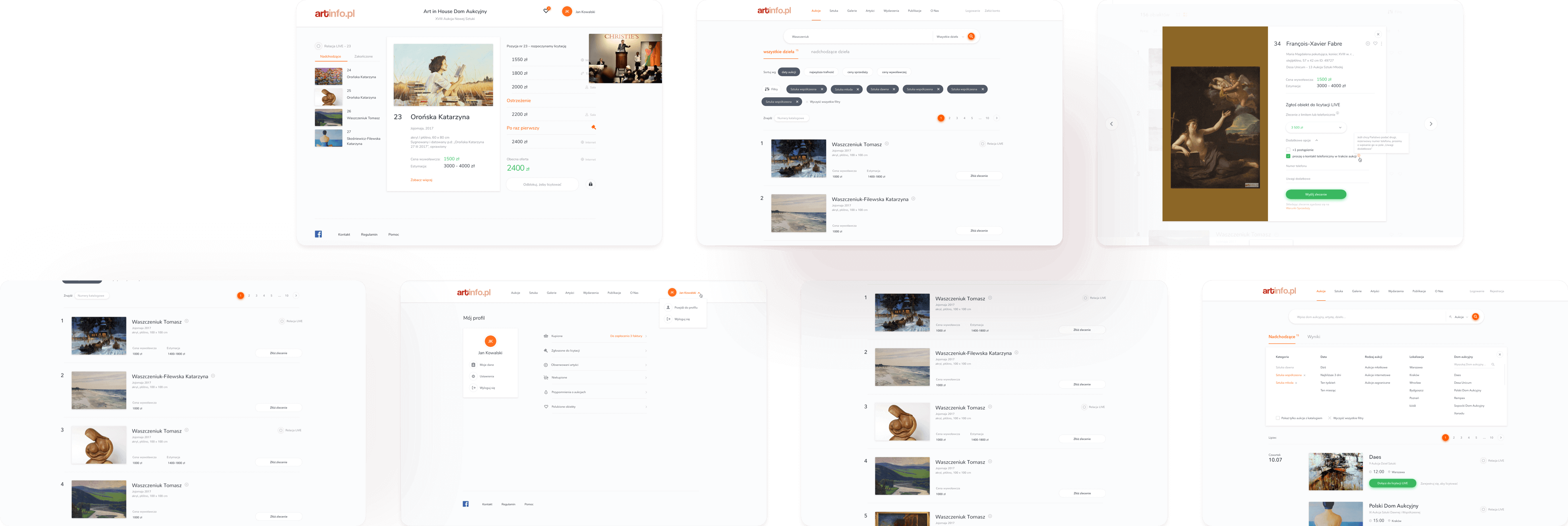 artinfo screens
