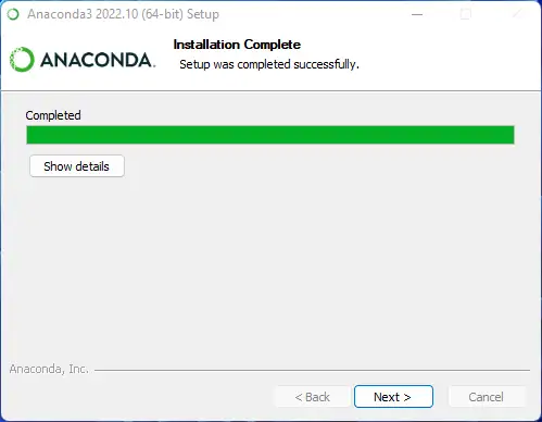 How to install Anaconda Windows 11