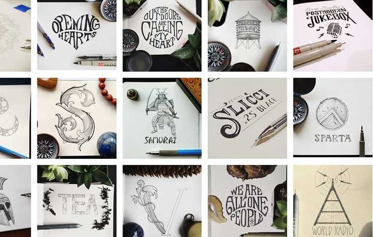My Best Hand Lettering and Sketches of 2016