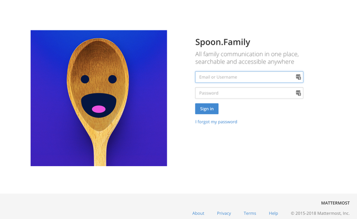 Browser Log In for Spoon.Family