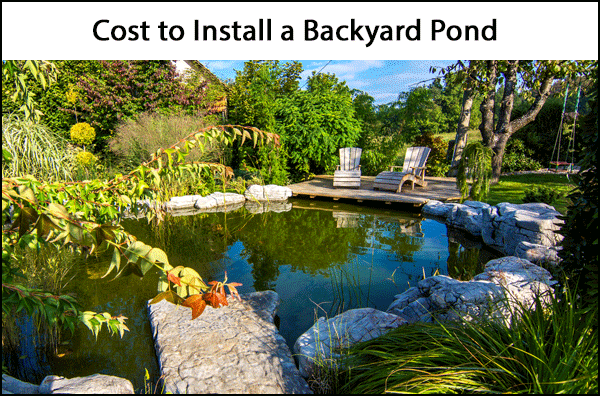 Garden or Koi Pond Installation Prices [2022]: How Much Does it Cost to Build a Backyard Pond? - CostOwl.com
