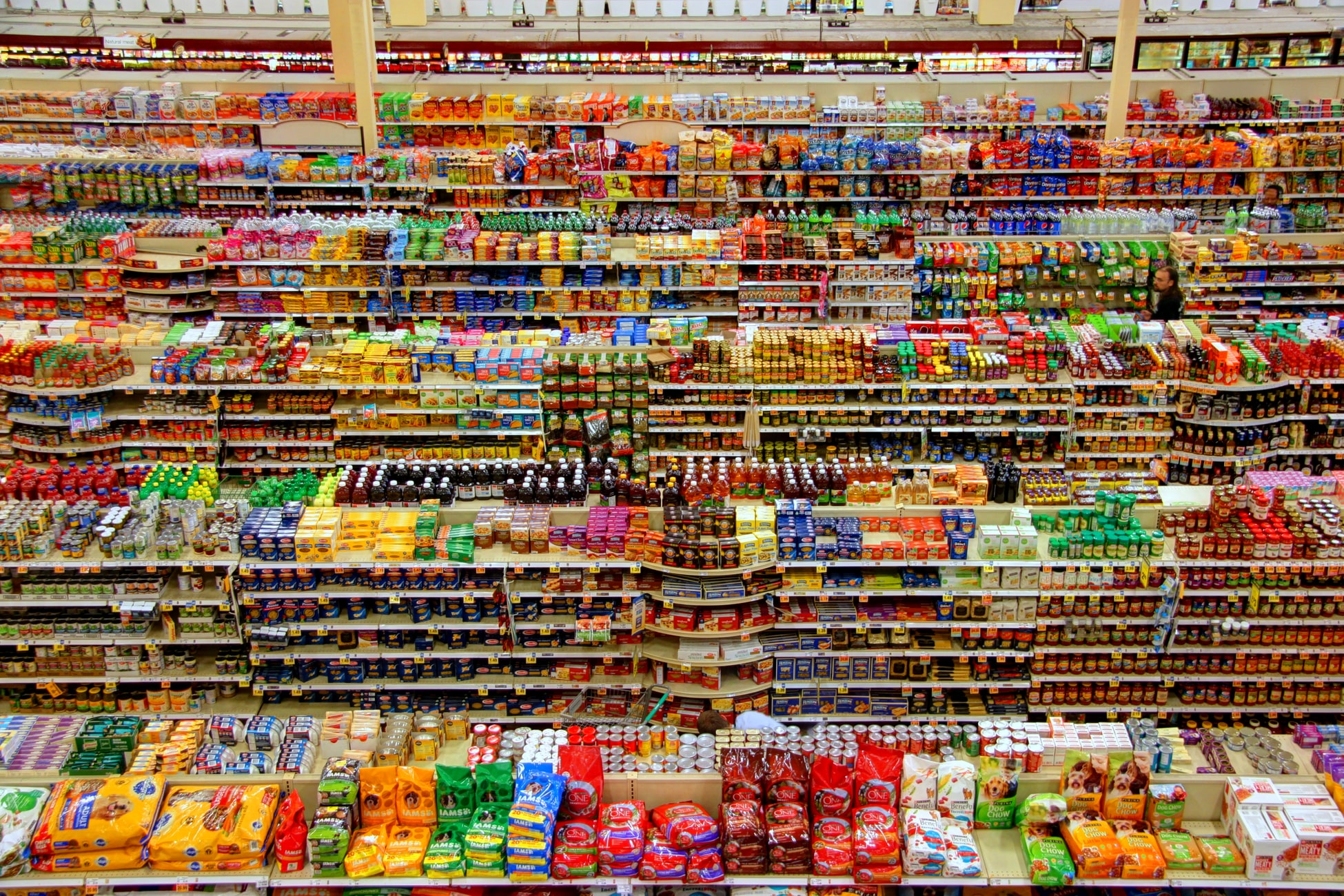Groceries section of the Fred Meyer superstore in Redmond, WA. Credit: Peter Bond