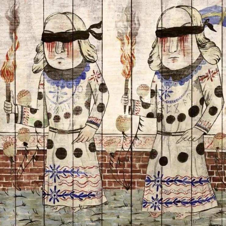Кадр из фильма «Солнцестояние», 2019 г. Реж.: Ари Астер