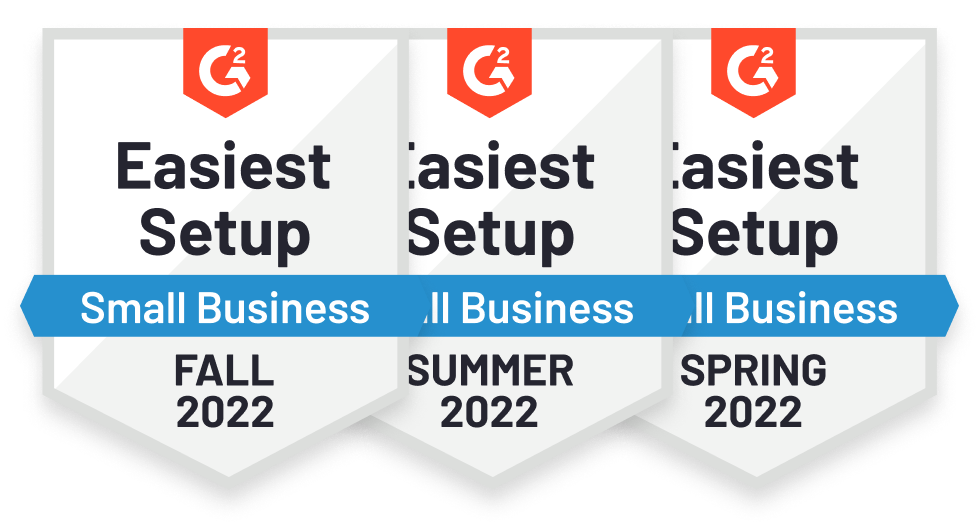 G2 Easiest Setup for Small Business, Spring and Summer 2022