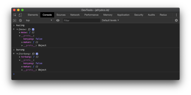 Property Inheritance JavaScript