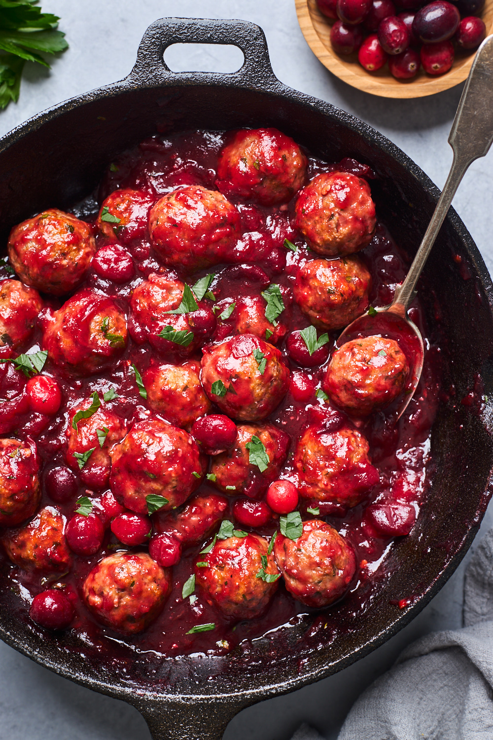 Homemade Cranberry Meatballs