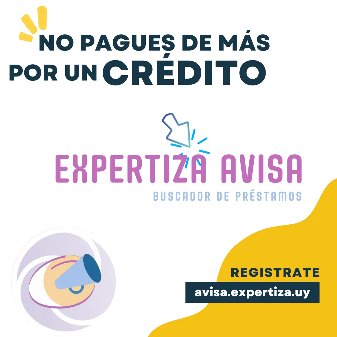 Expertiza Avisa: buscador de ofertas de préstamos en Uruguay.
