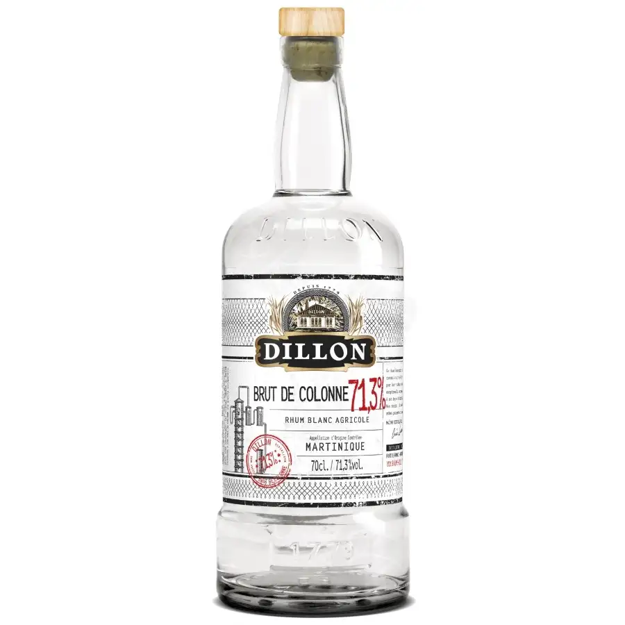Image of the front of the bottle of the rum Brut de colonne