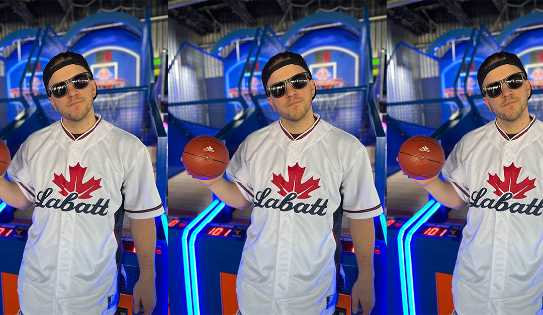 Enter for a chance to win a Labatt branded basketball shooting shirt and two Labatt branded mini basketballs.