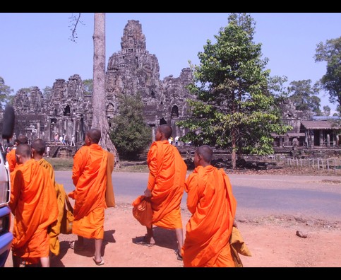 Cambodia  Angkor Monks 9