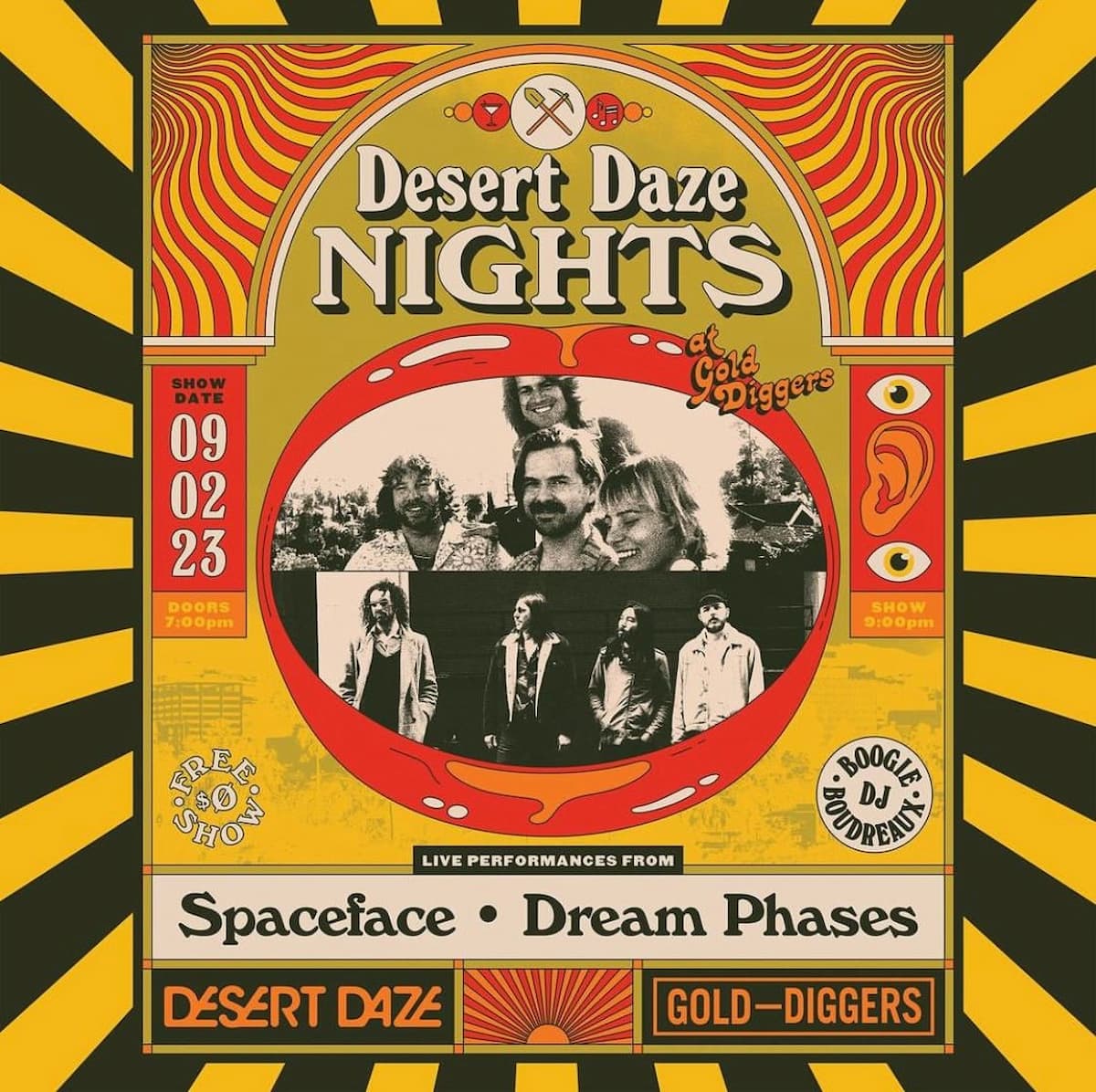 Spaceface / Dream Phases / DJ Livn.Rm.Show